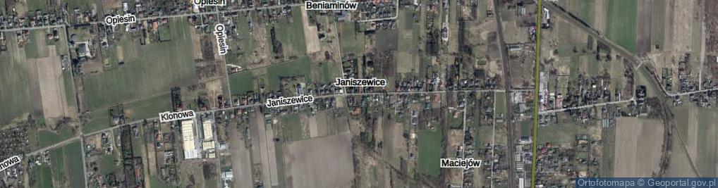Zdjęcie satelitarne Janiszewice ul.