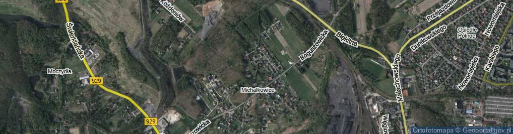 Zdjęcie satelitarne Jaworowa ul.