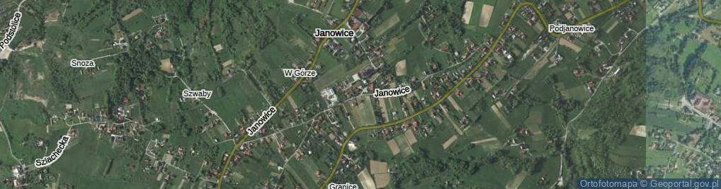 Zdjęcie satelitarne Janowice ul.
