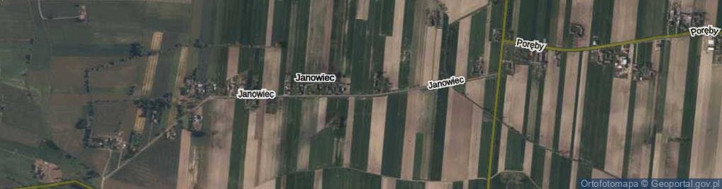 Zdjęcie satelitarne Janowiec ul.