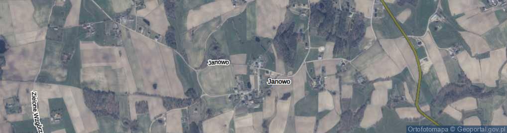 Zdjęcie satelitarne Janowo ul.