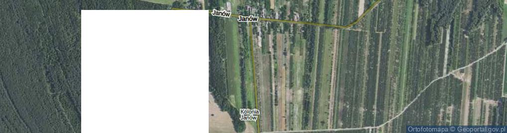 Zdjęcie satelitarne Janów ul.