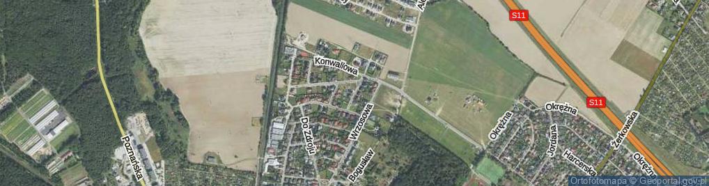 Zdjęcie satelitarne Jagodowa ul.