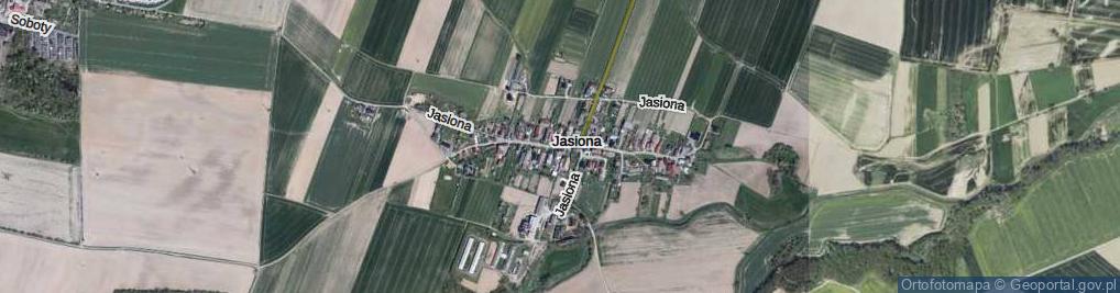 Zdjęcie satelitarne Jasiona ul.