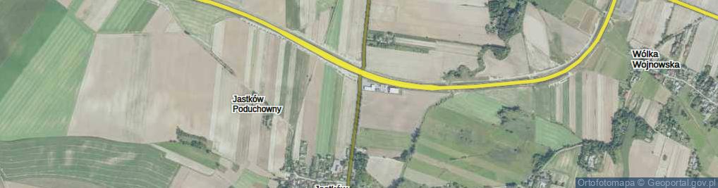Zdjęcie satelitarne Jastków ul.