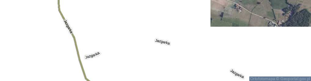 Zdjęcie satelitarne Jazgarka ul.