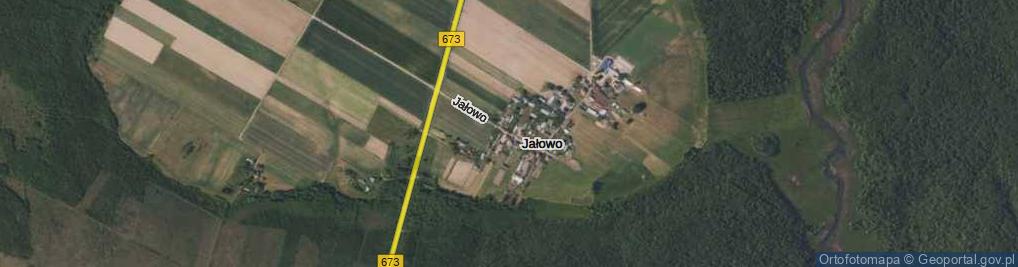 Zdjęcie satelitarne Jałowo ul.
