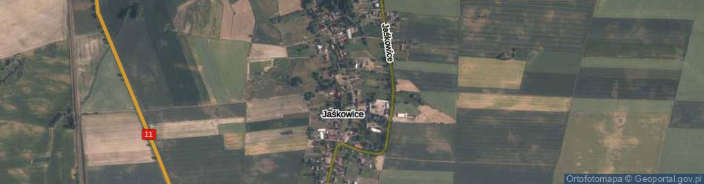 Zdjęcie satelitarne Jaśkowice ul.