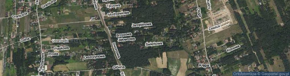 Zdjęcie satelitarne Jałowcowa ul.