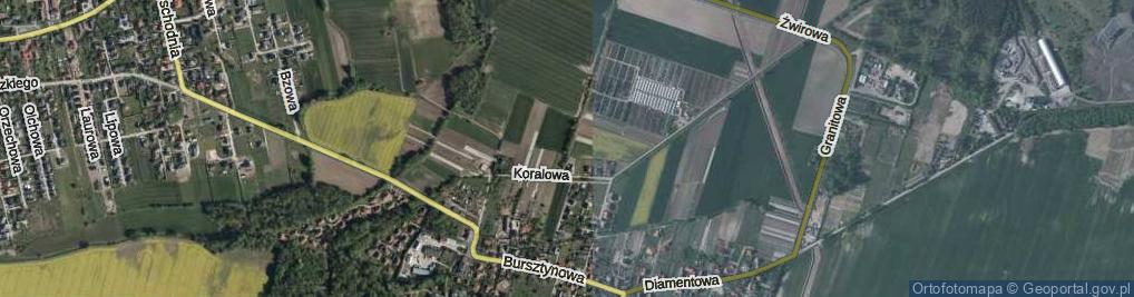 Zdjęcie satelitarne Jaspisowa ul.