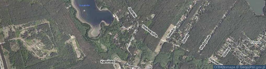 Zdjęcie satelitarne Jaskółki ul.