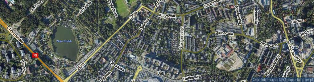 Zdjęcie satelitarne Jabłoniowa ul.