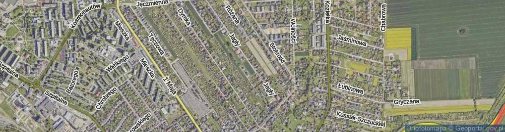 Zdjęcie satelitarne Jagły Józefa, ks. ul.