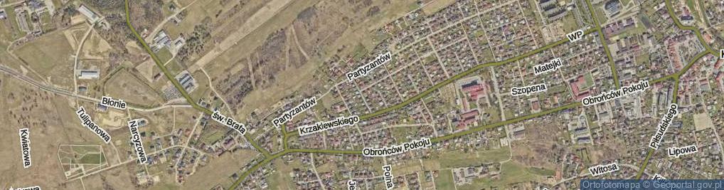 Zdjęcie satelitarne Jagiellońska ul.