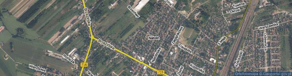 Zdjęcie satelitarne Jagiellońska ul.