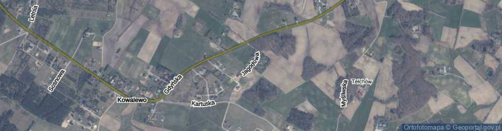 Zdjęcie satelitarne Jagodowa ul.