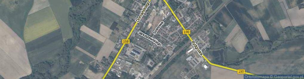 Zdjęcie satelitarne Januszewskiego Antoniego, ks. ul.