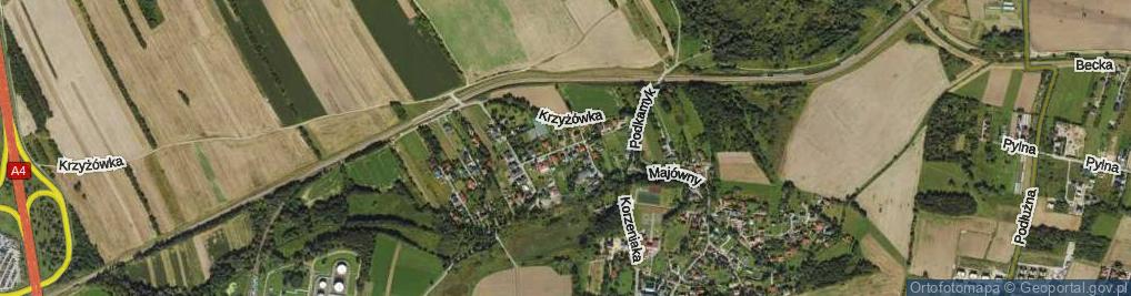 Zdjęcie satelitarne Jantarowa ul.