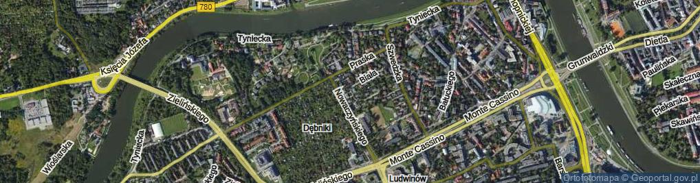 Zdjęcie satelitarne Jaworowa ul.