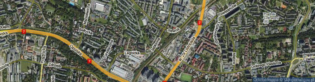Zdjęcie satelitarne Jabłonna ul.