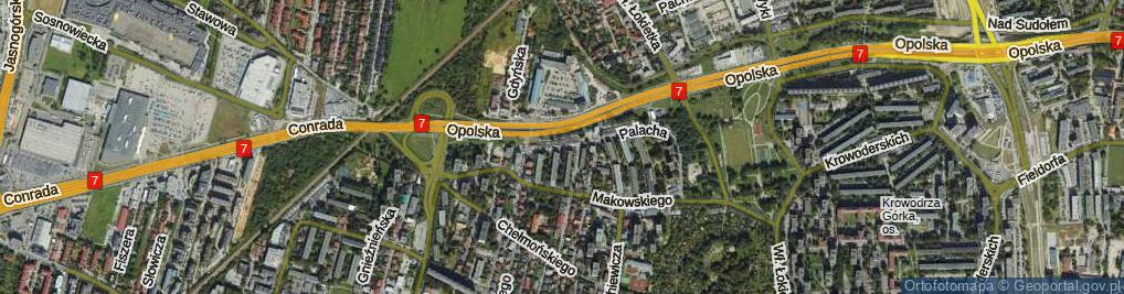 Zdjęcie satelitarne Jałowcowa ul.