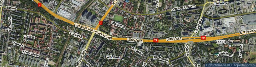 Zdjęcie satelitarne Jasnorzewskiej Marii ul.