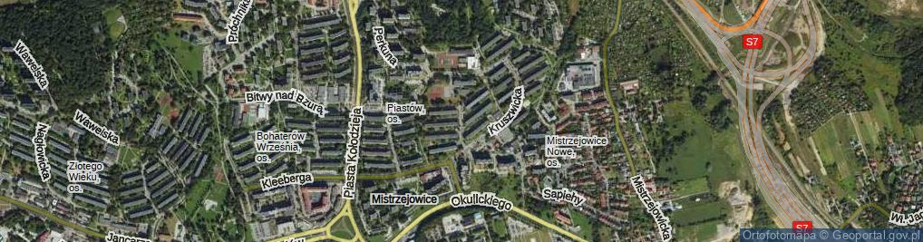 Zdjęcie satelitarne Jadźwingów ul.