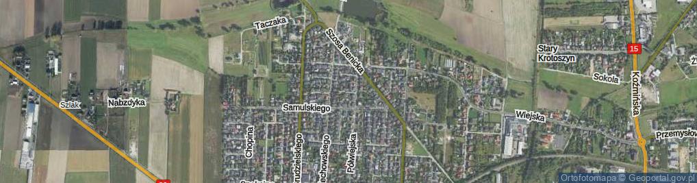 Zdjęcie satelitarne Jarzębinowa ul.