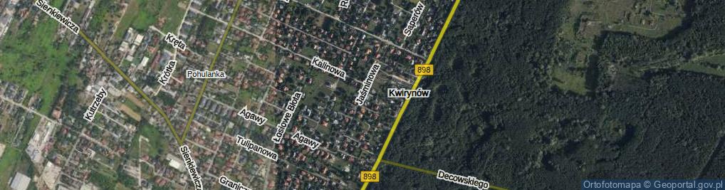 Zdjęcie satelitarne Jaśminowa ul.