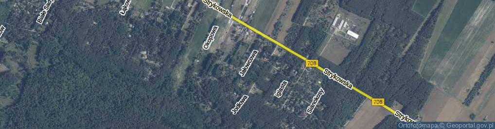 Zdjęcie satelitarne Jałowcowa ul.