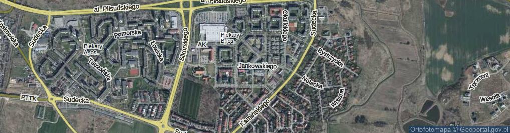 Zdjęcie satelitarne Jankowskiego Stanisława Jana ul.