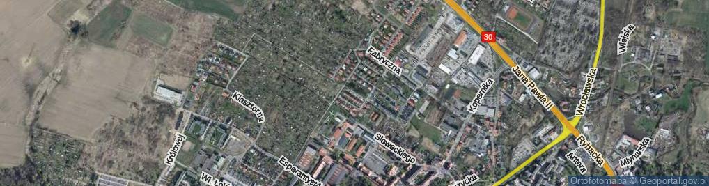 Zdjęcie satelitarne Jagiellońska ul.