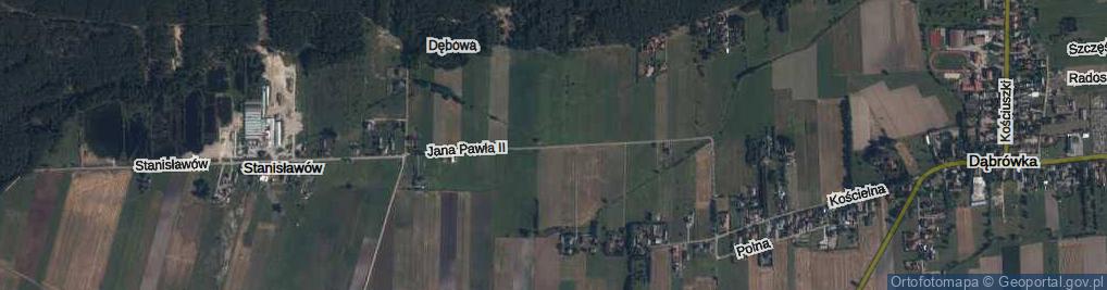 Zdjęcie satelitarne Jana Pawła II ul.