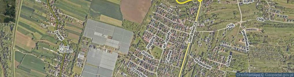 Zdjęcie satelitarne Jaworowa ul.