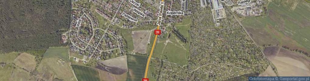 Zdjęcie satelitarne Jana Pawła II ul.