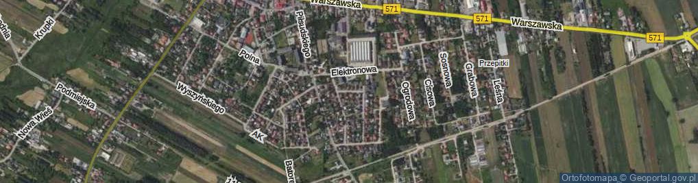 Zdjęcie satelitarne Jagodowa ul.