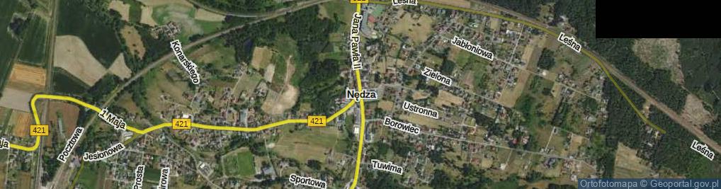 Zdjęcie satelitarne Jana Pawła II ul.