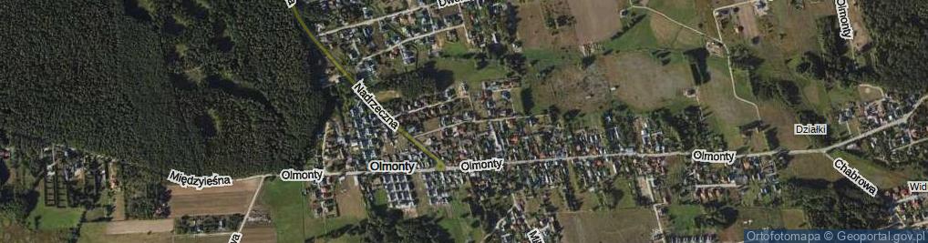 Zdjęcie satelitarne Jaworowa ul.