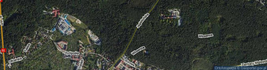 Zdjęcie satelitarne Jagiellońska ul.