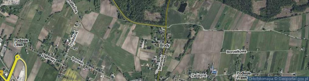 Zdjęcie satelitarne Jaskrów ul.