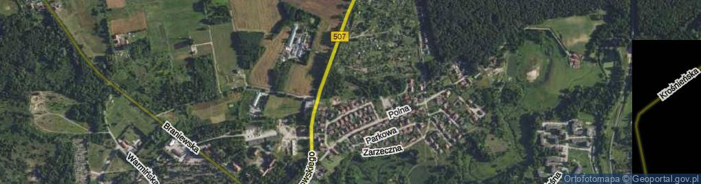Zdjęcie satelitarne Jarzębinowa ul.