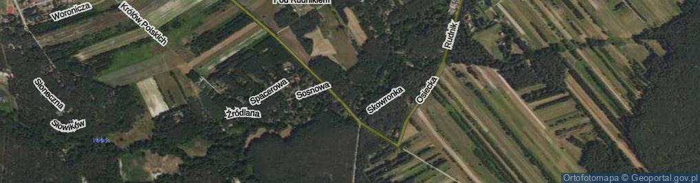 Zdjęcie satelitarne Jaskółki ul.