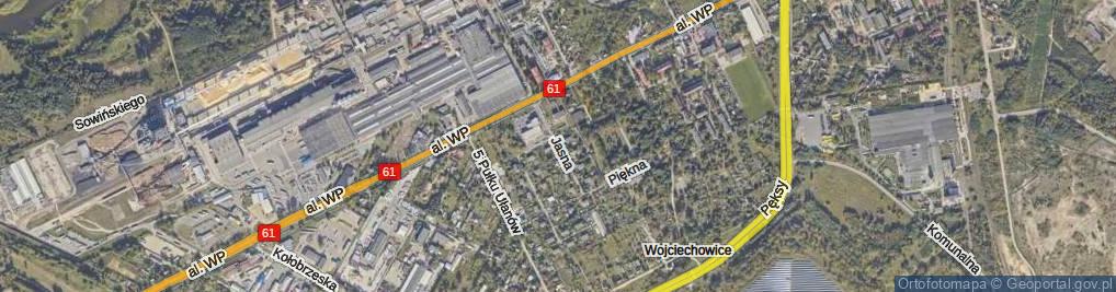 Zdjęcie satelitarne Jasna ul.
