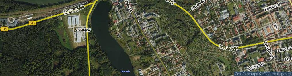 Zdjęcie satelitarne Jaracza Stefana ul.