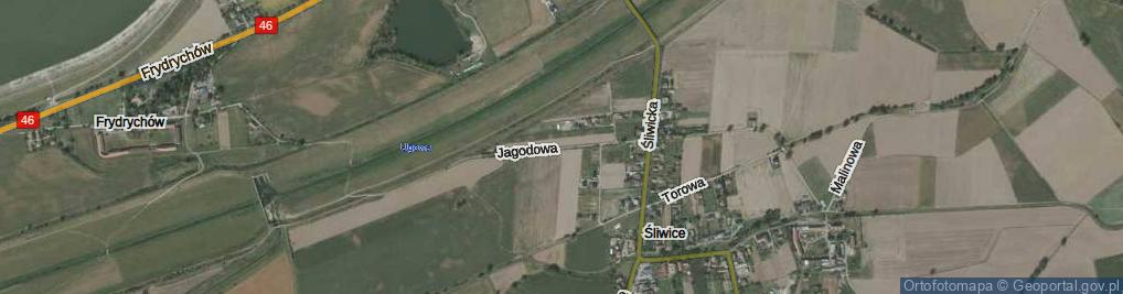 Zdjęcie satelitarne Jagodowa ul.