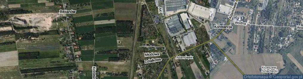 Zdjęcie satelitarne Jabłoniowa ul.