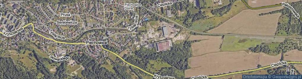 Zdjęcie satelitarne Jaśminowa ul.