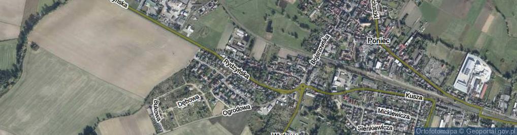 Zdjęcie satelitarne Janiszewska ul.