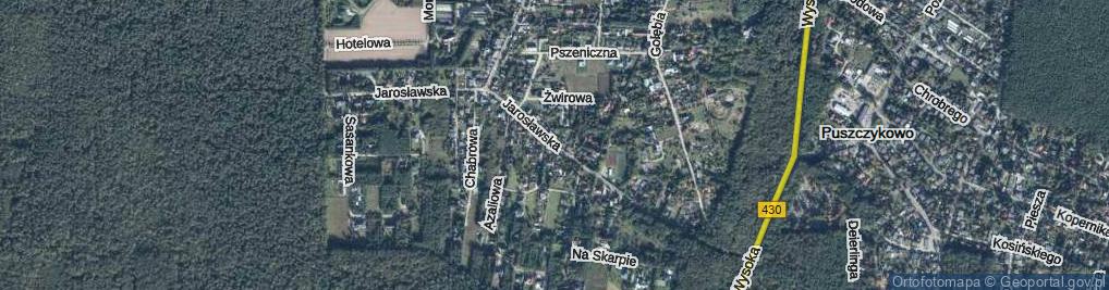 Zdjęcie satelitarne Jarosławska ul.