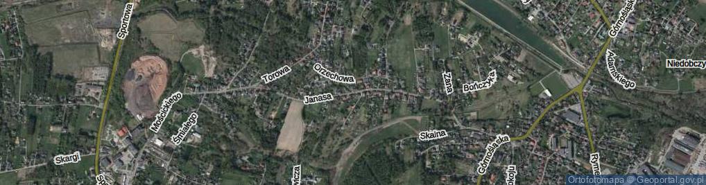 Zdjęcie satelitarne Janasa Brunona, mjr. ul.